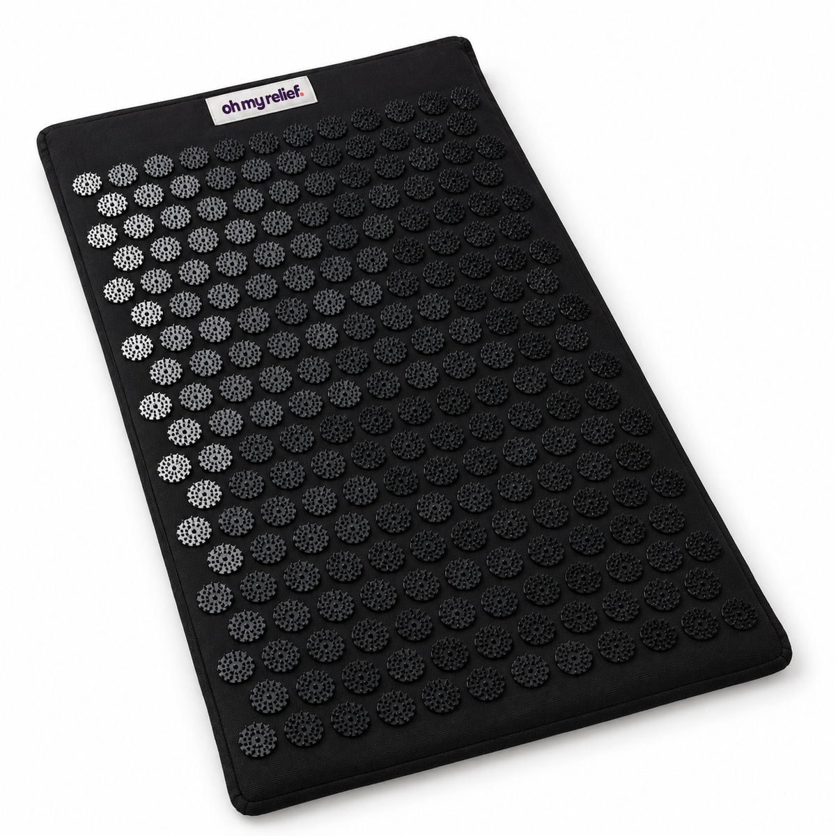 Oh My Relief premium black acupressure mat