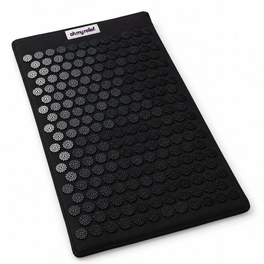 Oh My Relief premium black acupressure mat